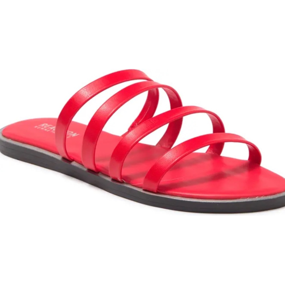 4 Band strap Kenneth Cole sandal sz 8.5 shoes womens